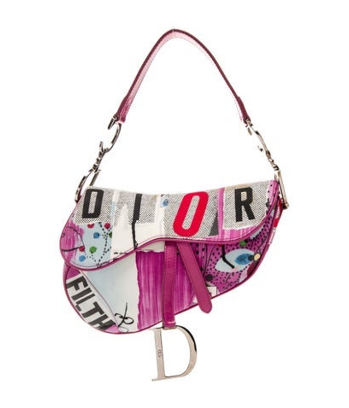 Dior Dior Canvas Filth Saddle