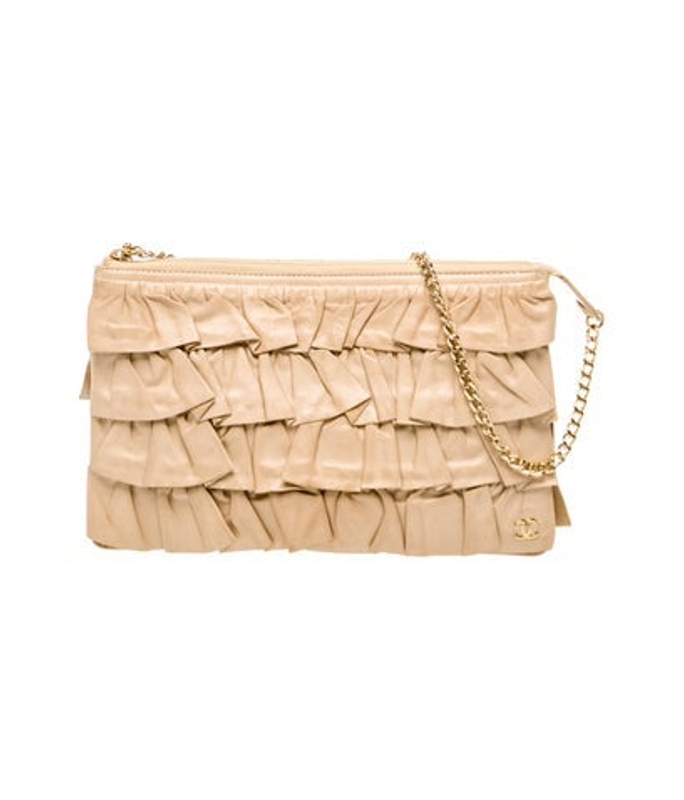 Chanel Ruffle Clutch