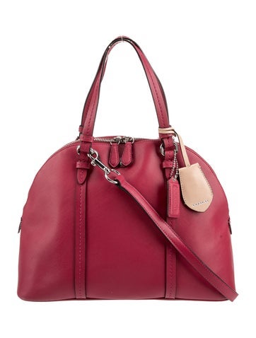 Coach Leather Top Handle Bag