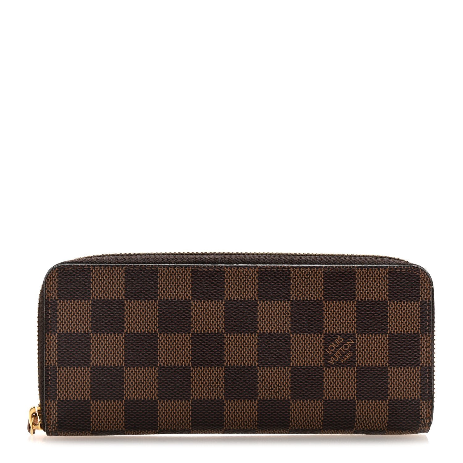 Louis Vuitton Damier Ebene Clemence Wallet Rose Ballerine