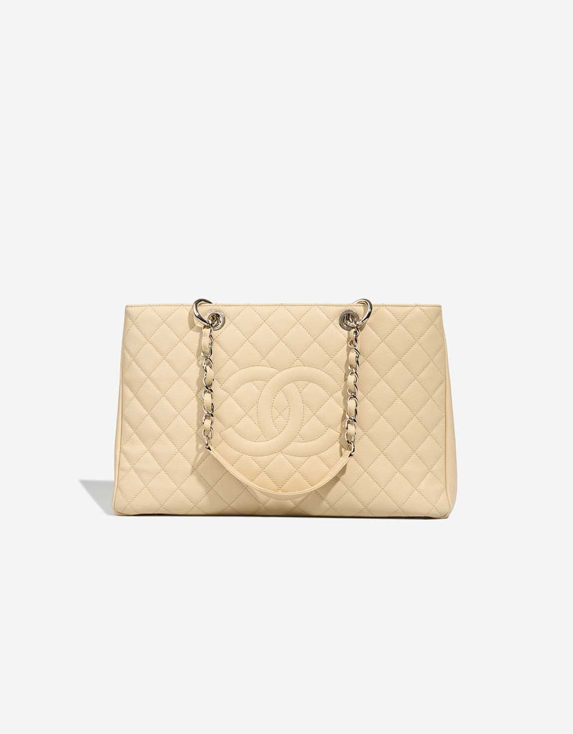 
		Shopping Tote Large Caviar Cream    