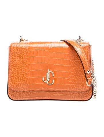Embossed Leather Shoulder Bag
