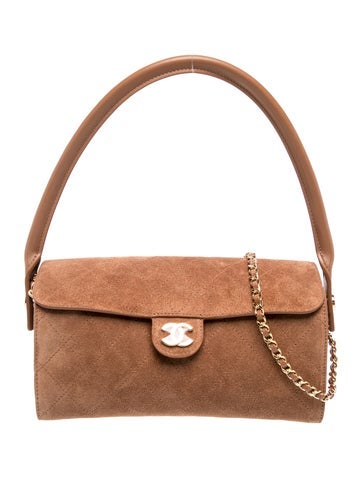 Suede Turn Around Clutch w/ Tags