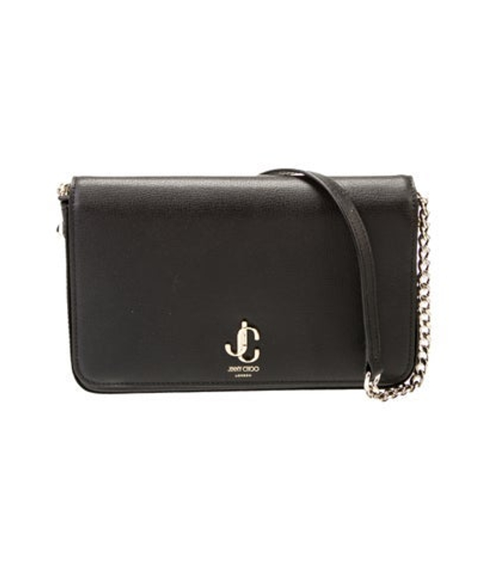 Jimmy Choo Choo Leather Clutch