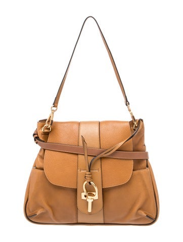Chloe Leather Shoulder Bag Medium
