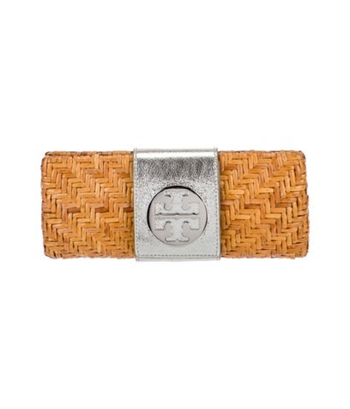 Tory Burch Burch Raffia Clutch