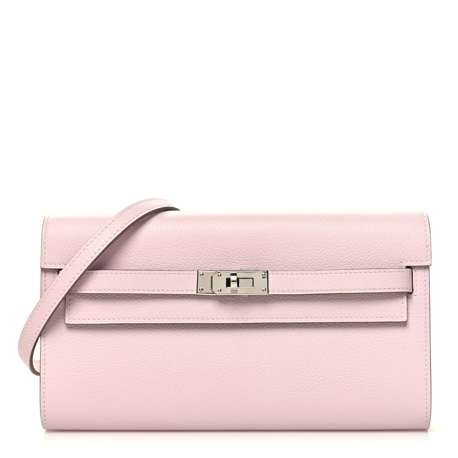 Hermes Evercolor Kelly To Go Wallet Mauve Pale