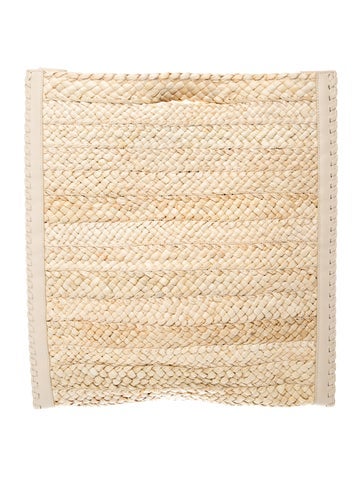 Cult Gaia Raffia Clutch