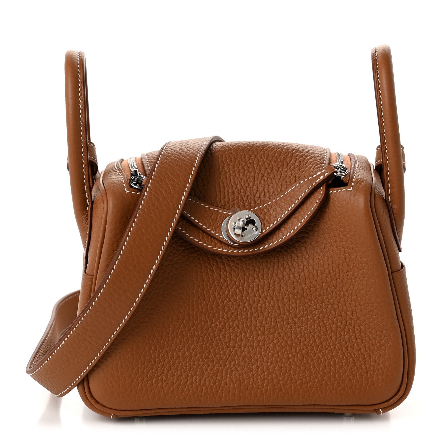 Taurillon Clemence Mini Lindy 20 Gold