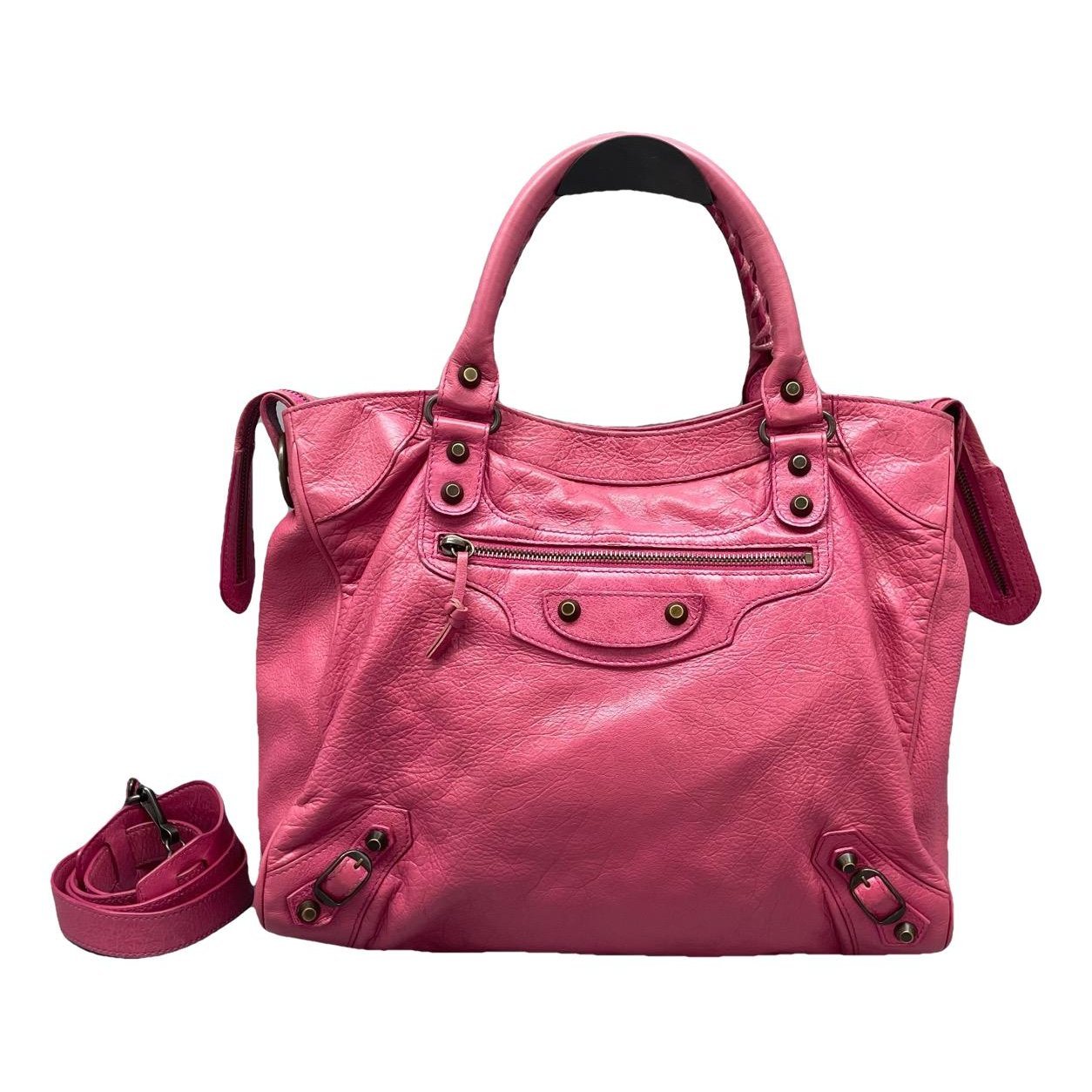 Leather handbag