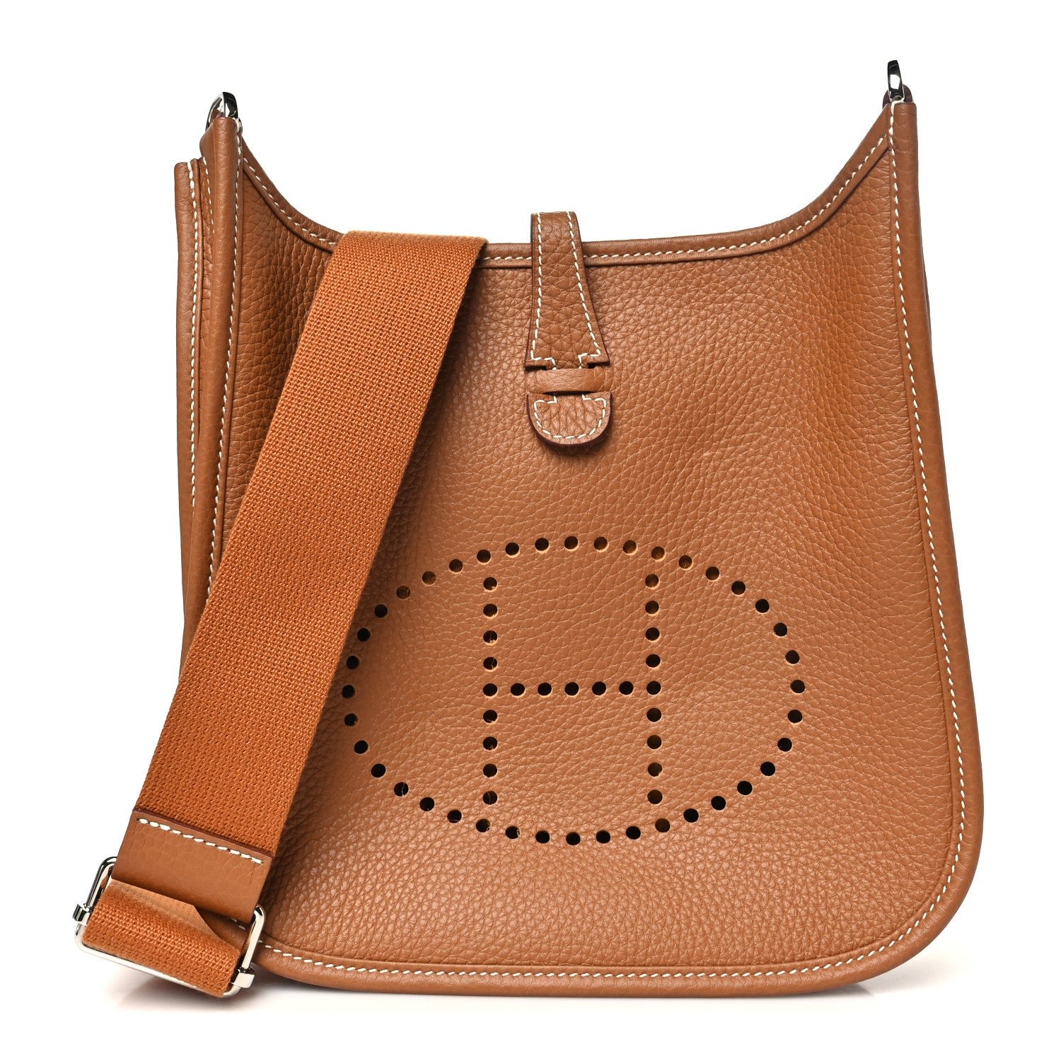 Hermes Taurillon Clemence Evelyne 23 Poche III Gold