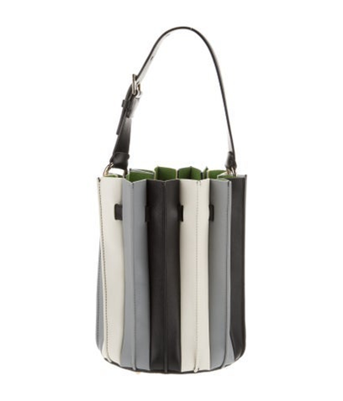 Sara Battaglia Battaglia Leather Bucket Bag