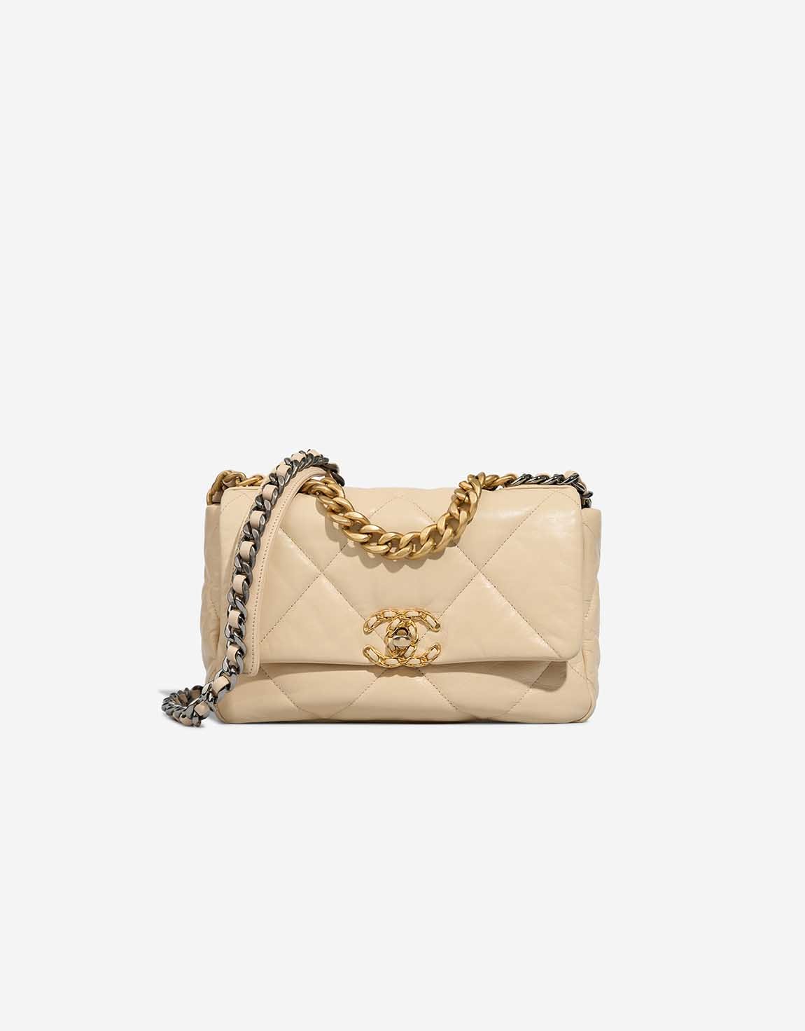 
		19 Flap Bag Lamb Beige    
