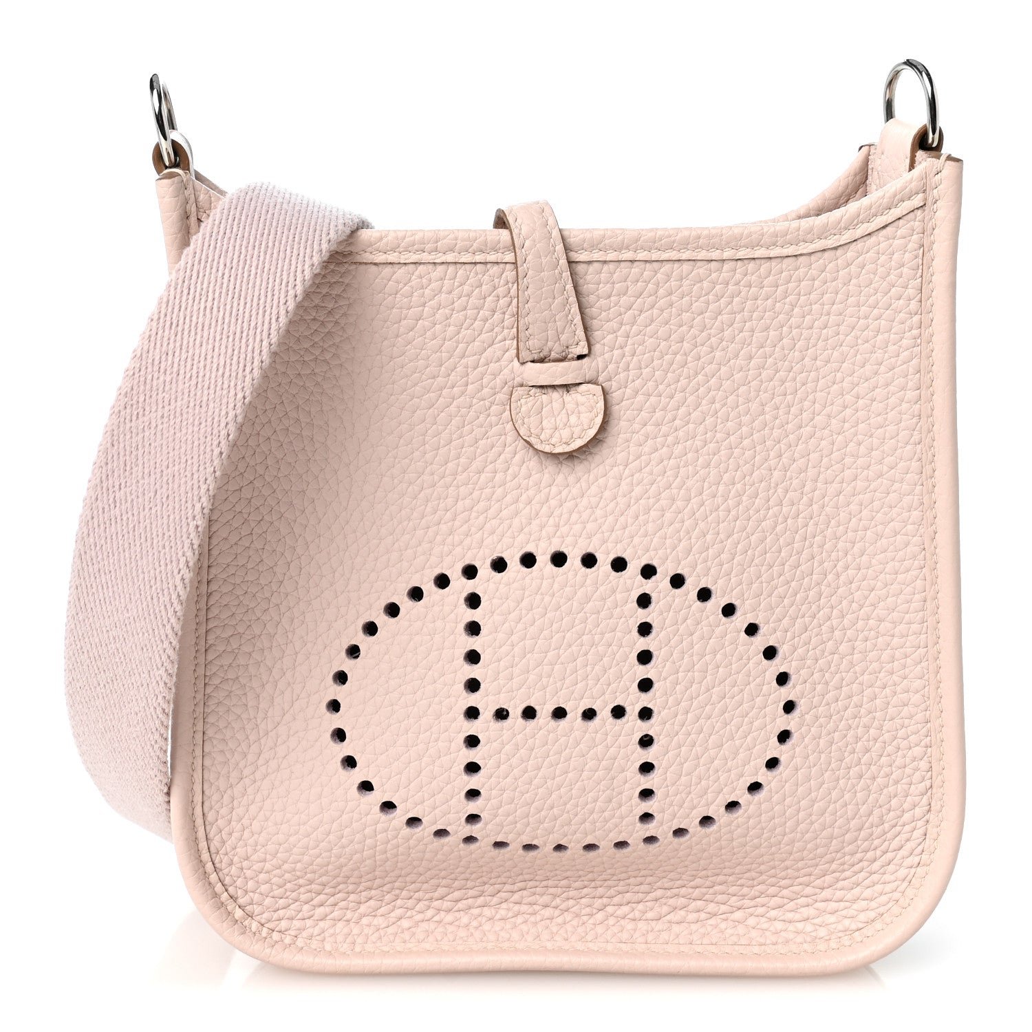 Hermes Taurillon Clemence Evelyne TPM Mauve Pale