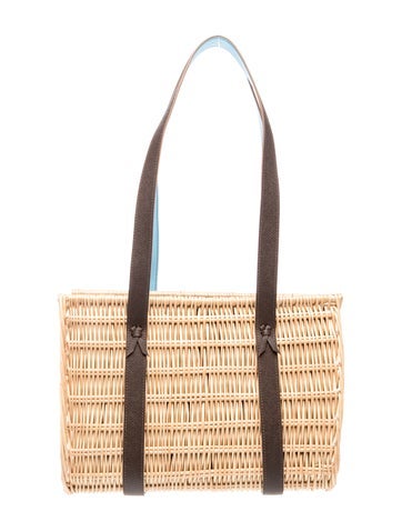 Hermes Petit H Wicker Basket PM