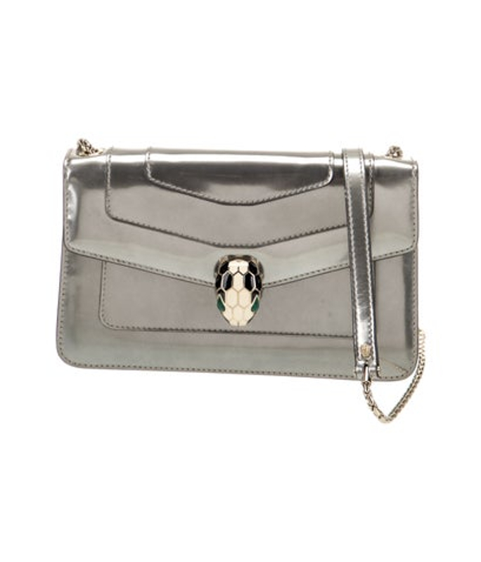 Bvlgari Patent Leather Crossbody Bag