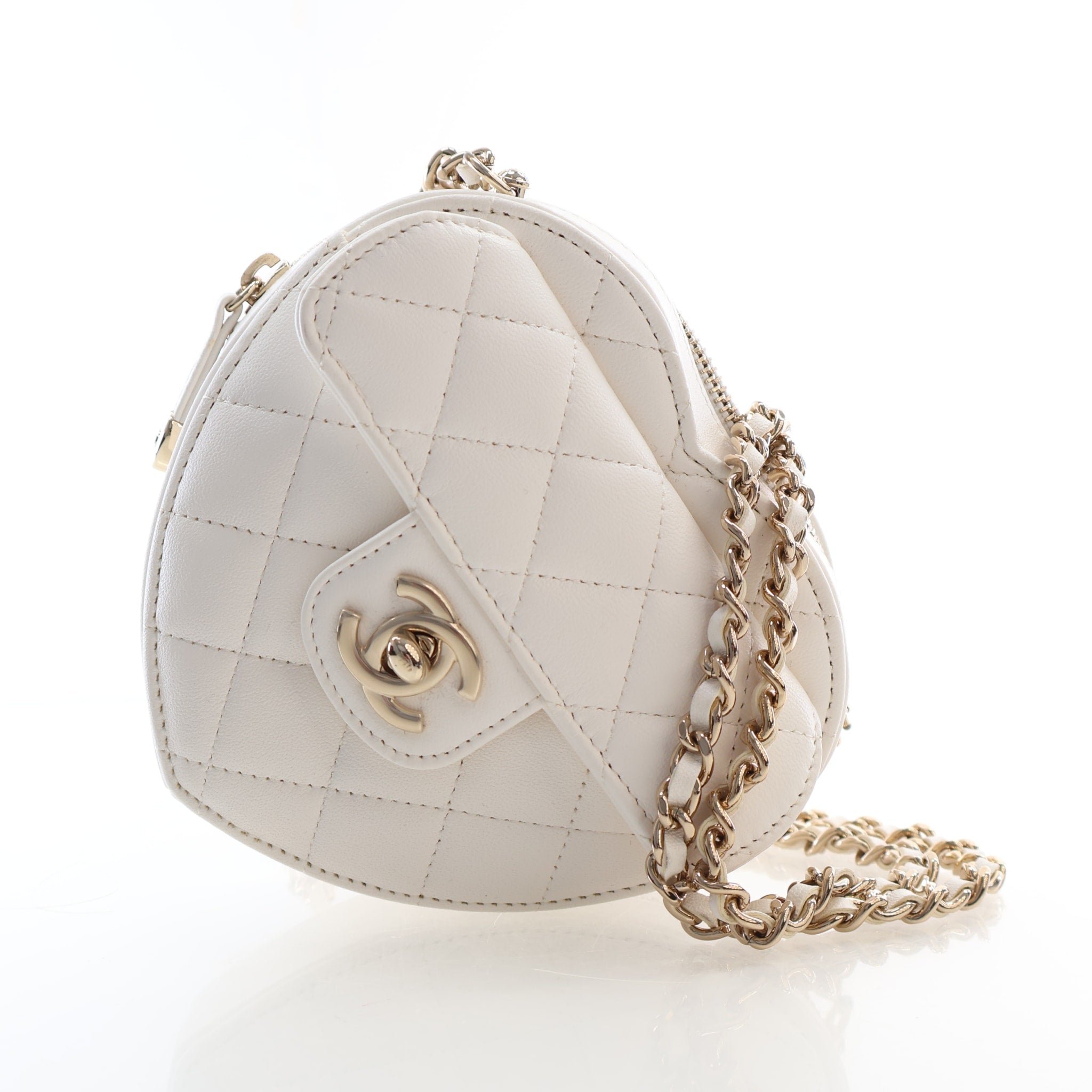 Chanel Mini Lambskin CC In Love Heart Bag
