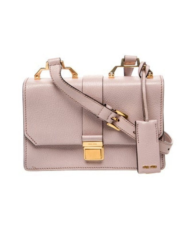 Miu Miu Miu Leather Crossbody Bag