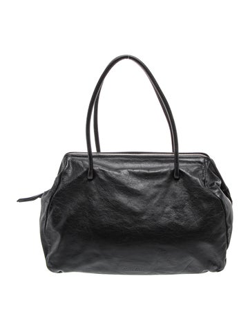 Leather Top Handle Bag Vintage