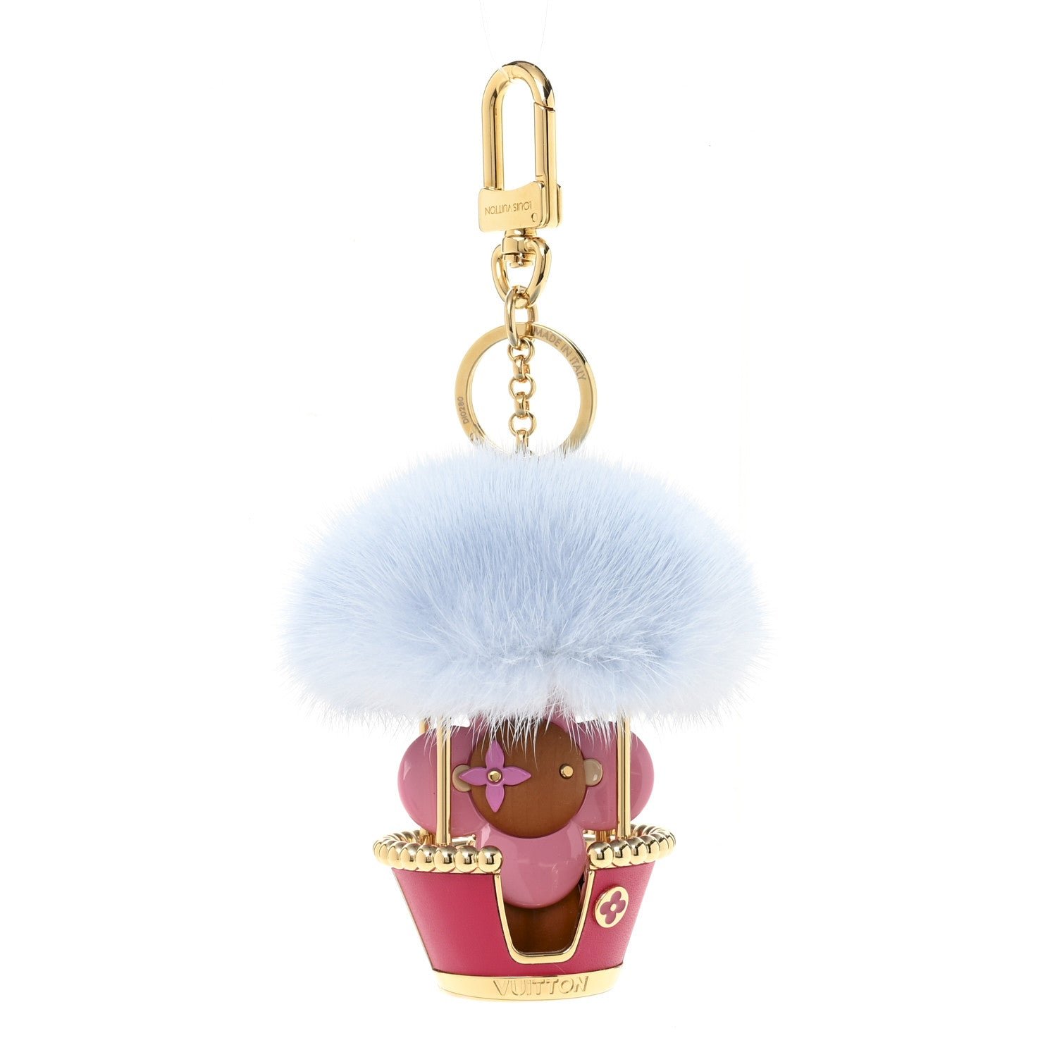 Louis Vuitton Mink Fur Fun Fair Big Wheel Bag Charm Key Holder