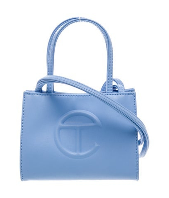 Telfar Signature Cerulean Shopping Bag Small
