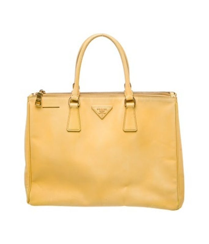 Prada Saffiano Leather Galleria Double Zip Large