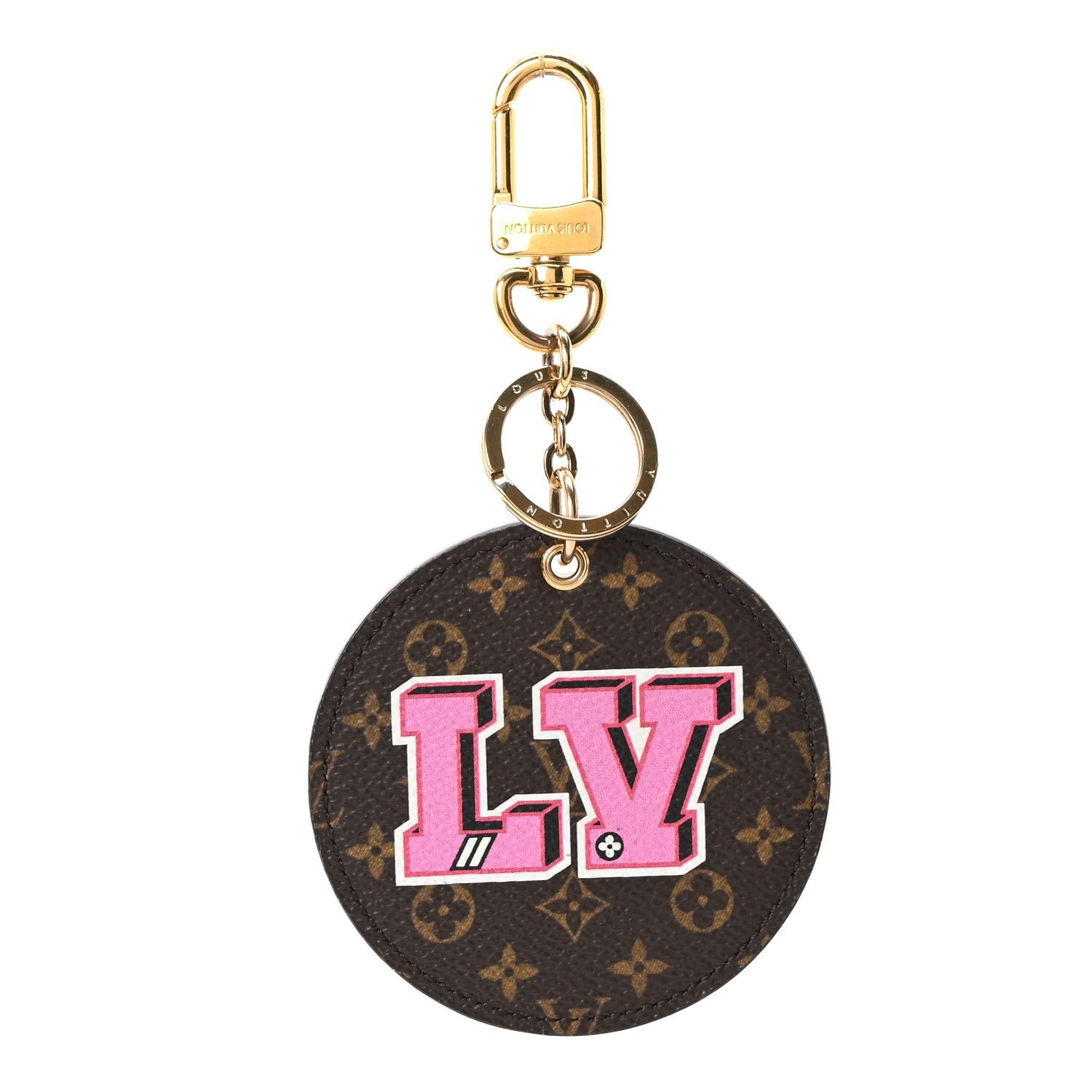 Louis Vuitton Monogram Stories Bag Charm Key Holder