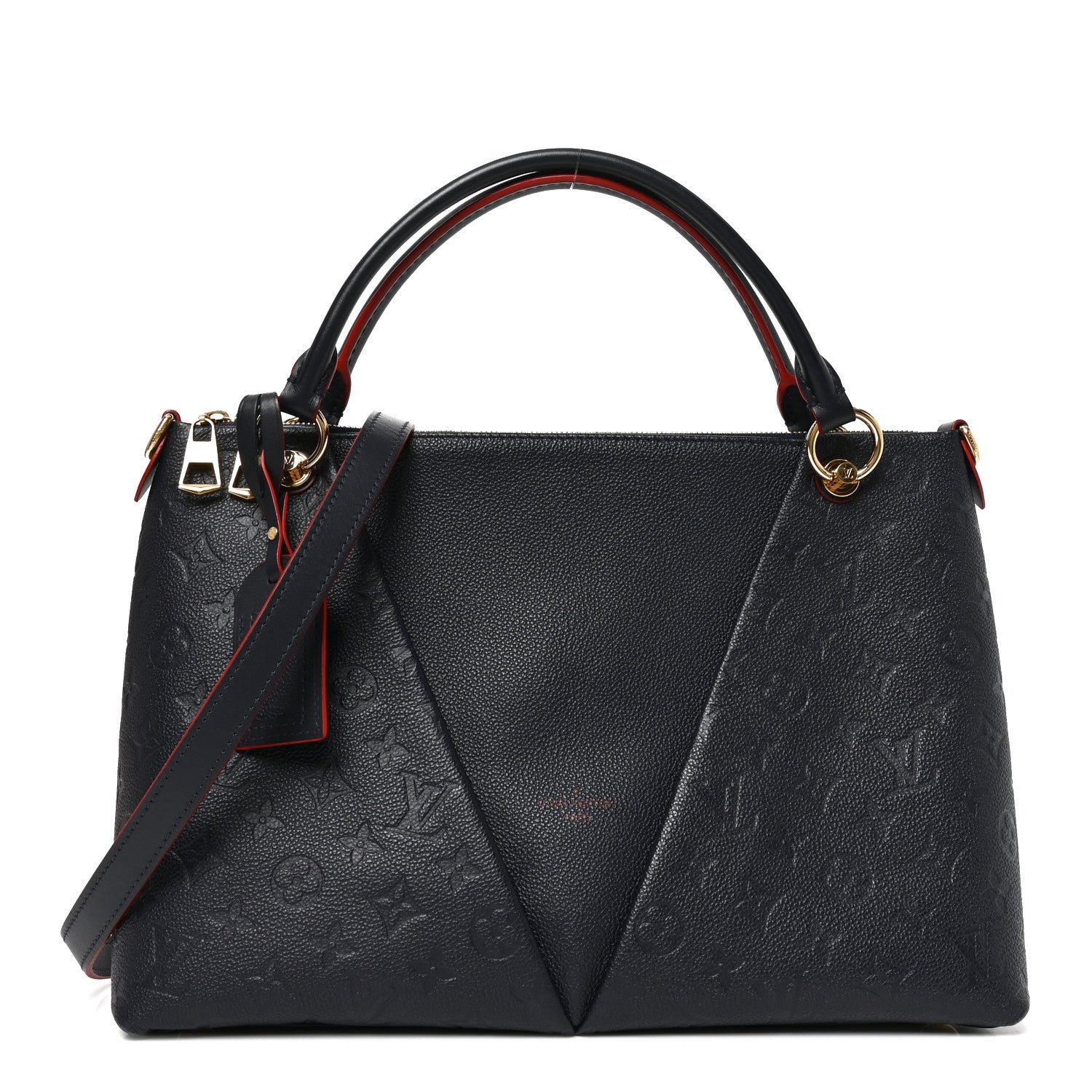 Louis Vuitton Empreinte V Tote MM Marine Rouge