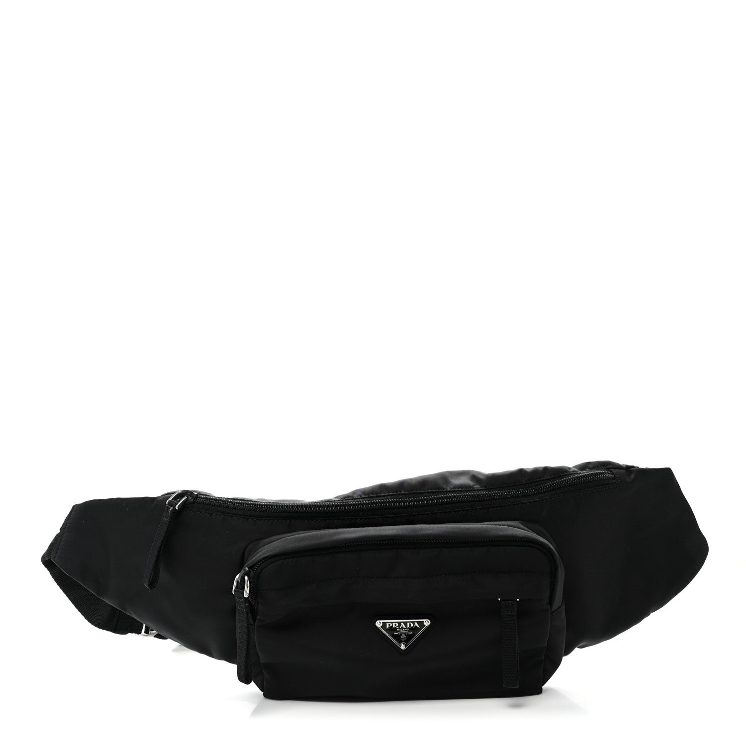 Prada Tessuto Nylon Montagna Belt Bag Black