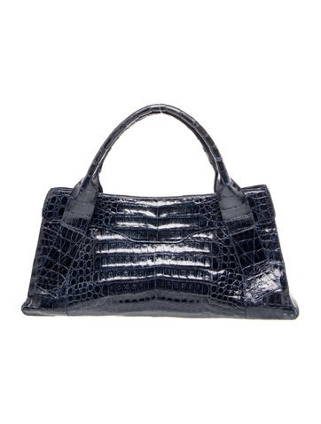Nancy Gonzalez Crocodile Top Handle Bag