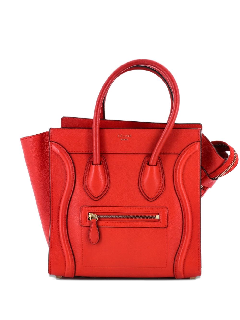 Luggage Bag Grainy Leather Micro tote bag
