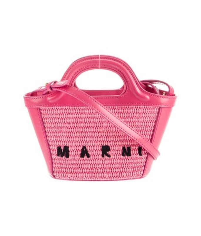 Marni Raffia Top Handle Bag