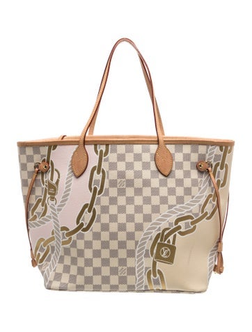 Nautical Damier Azur Neverfull w/Pouch MM 2023