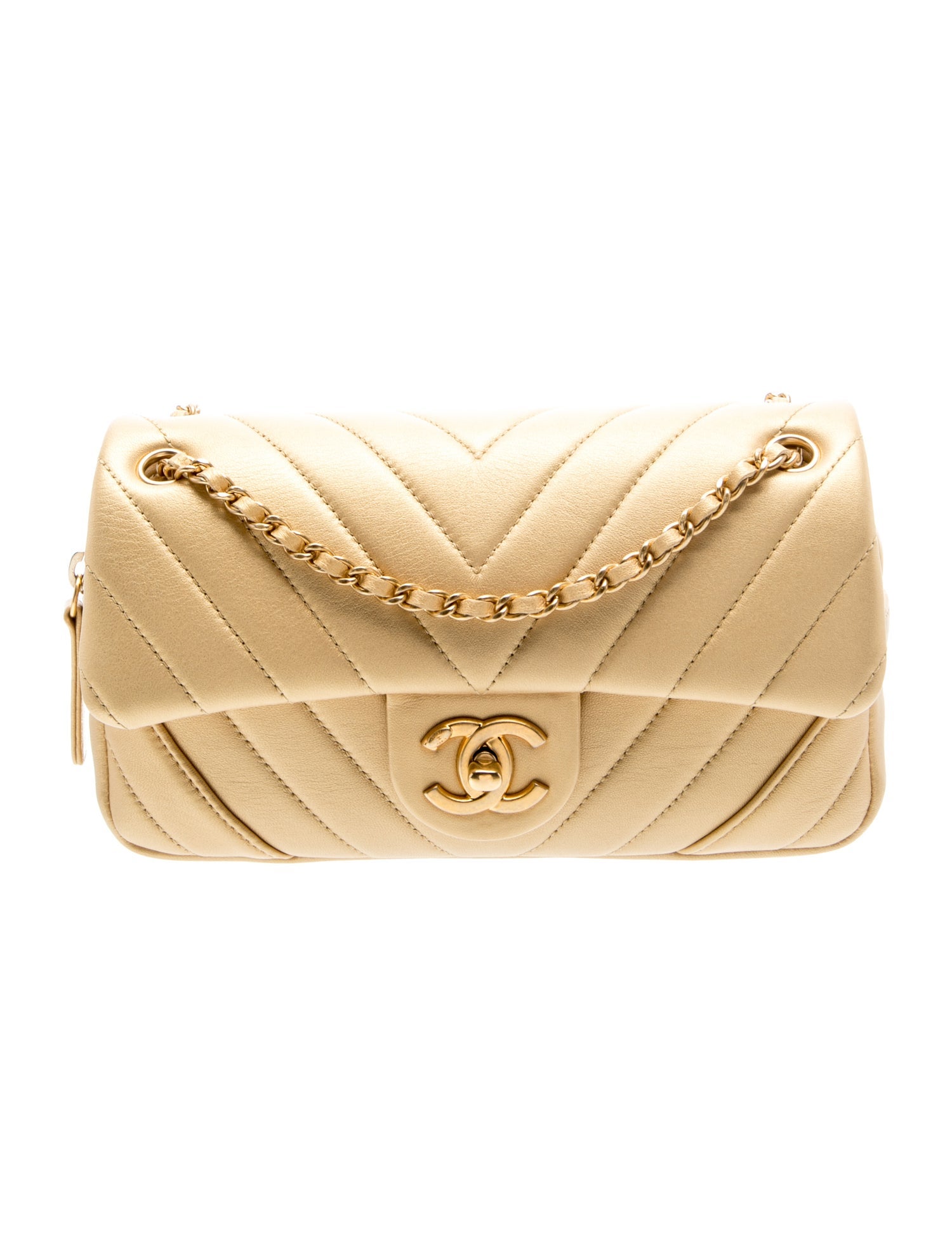 Chevron CC Flap Bag