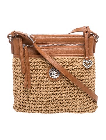 Raffia Messenger Bag