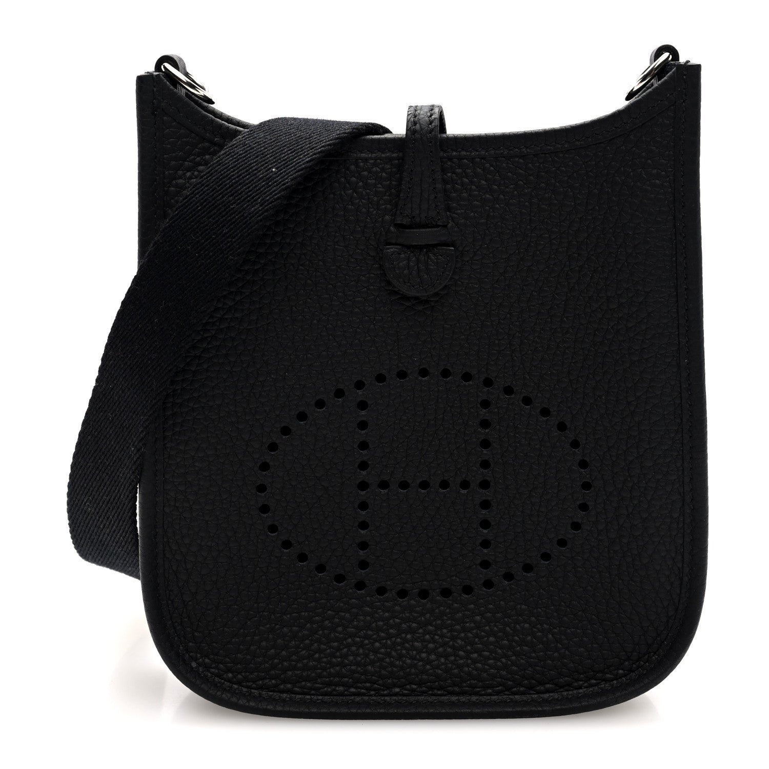 Hermes Taurillon Clemence Evelyne TPM Black