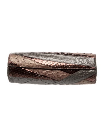 Nancy Gonzalez Leather Minaudière
