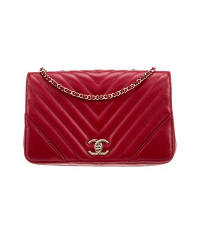 Chanel Chevron Statement Flap Bag