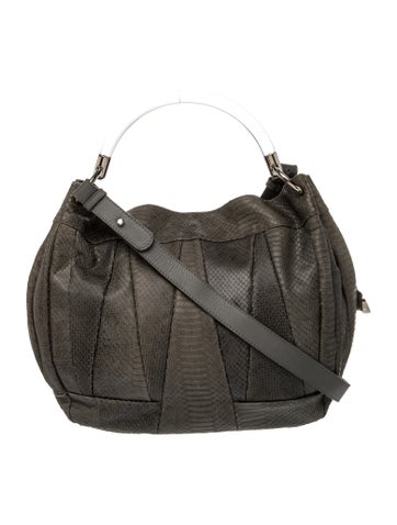 Furla Snakeskin Messenger Bag