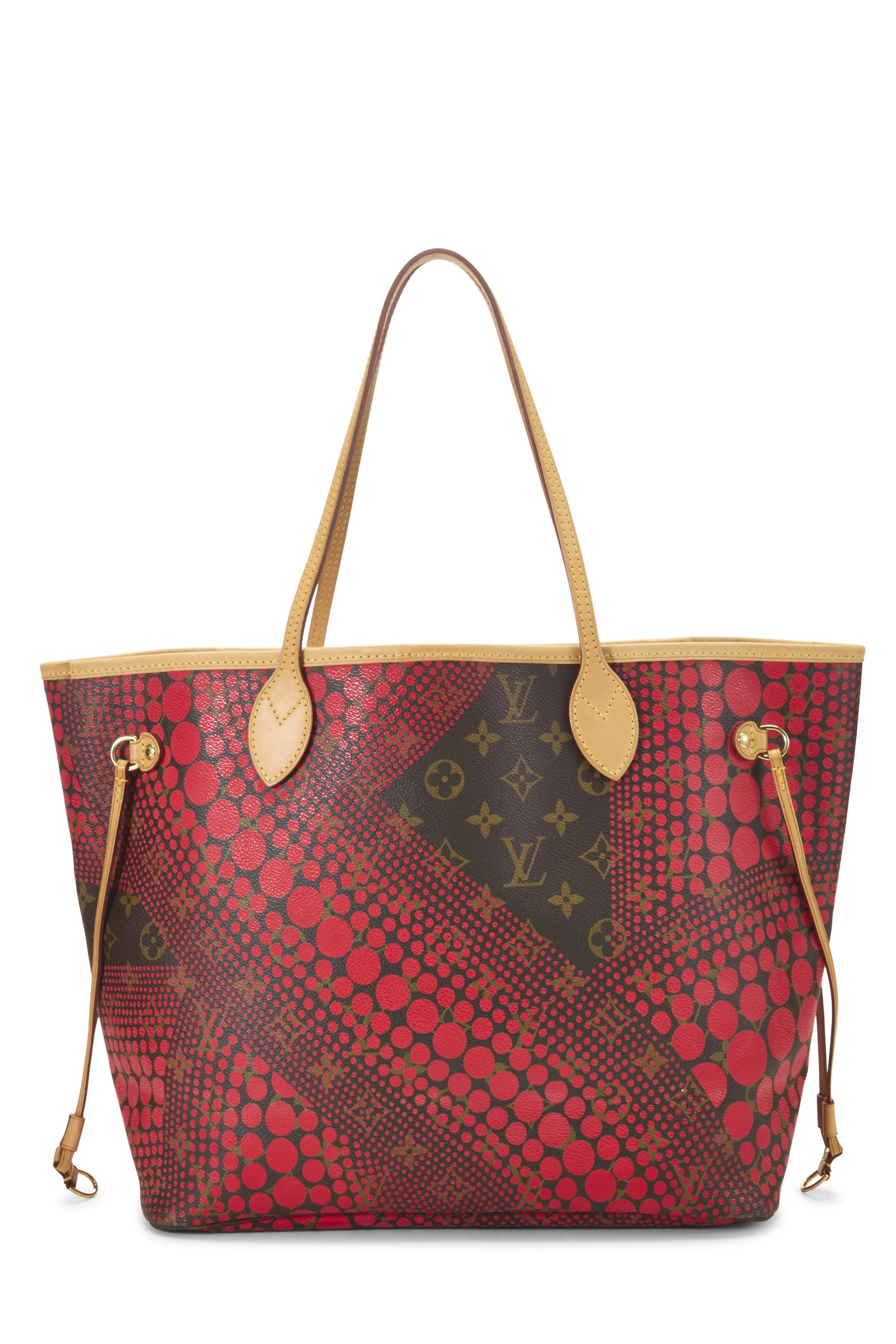 Yayoi Kusama x Louis Vuitton Red Monogram Dots Infinity Neverfull MM