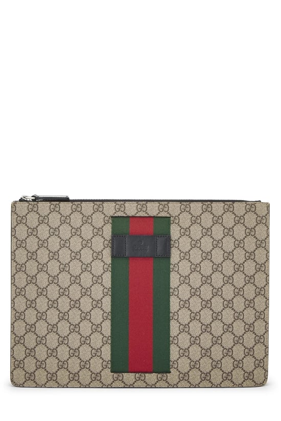 Original GG Supreme Canvas Web Slim Messenger Large