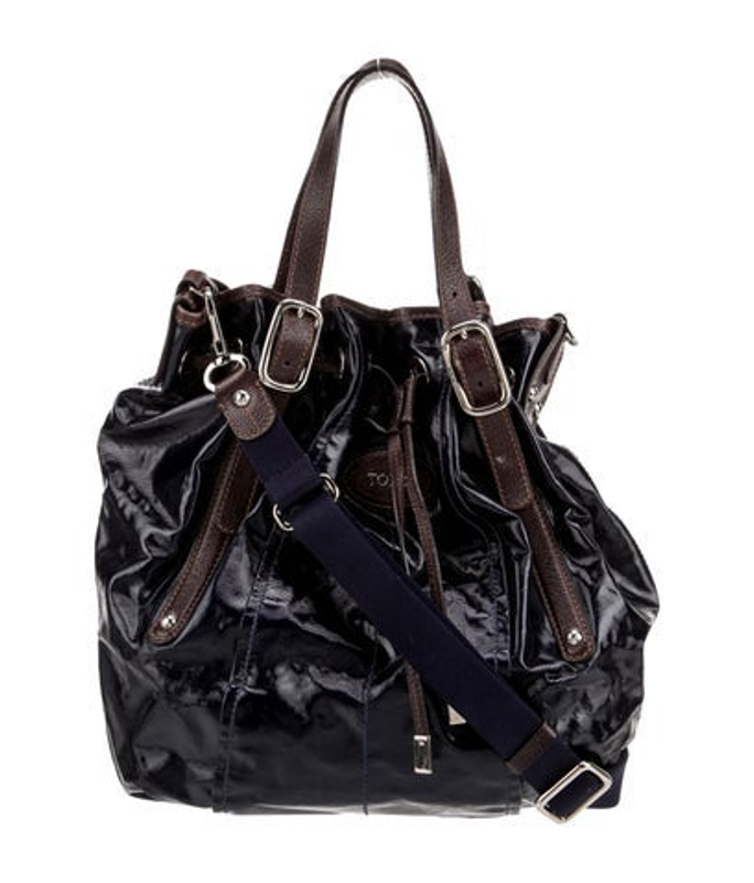 Tod's S Patent Leather Bucket Bag