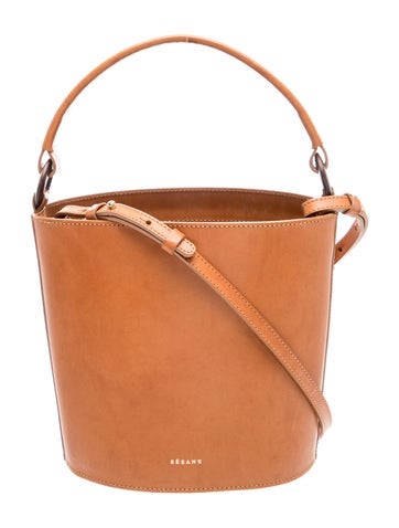 Leather Bucket Bag