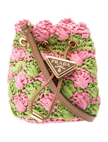 Raffia Bucket Bag