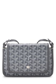 Goyard Grey Goyardine Canvas Plumet