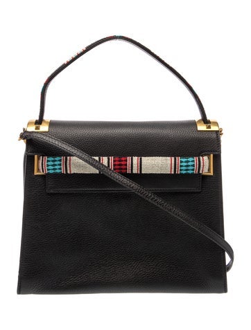 Leather Top Handle Bag