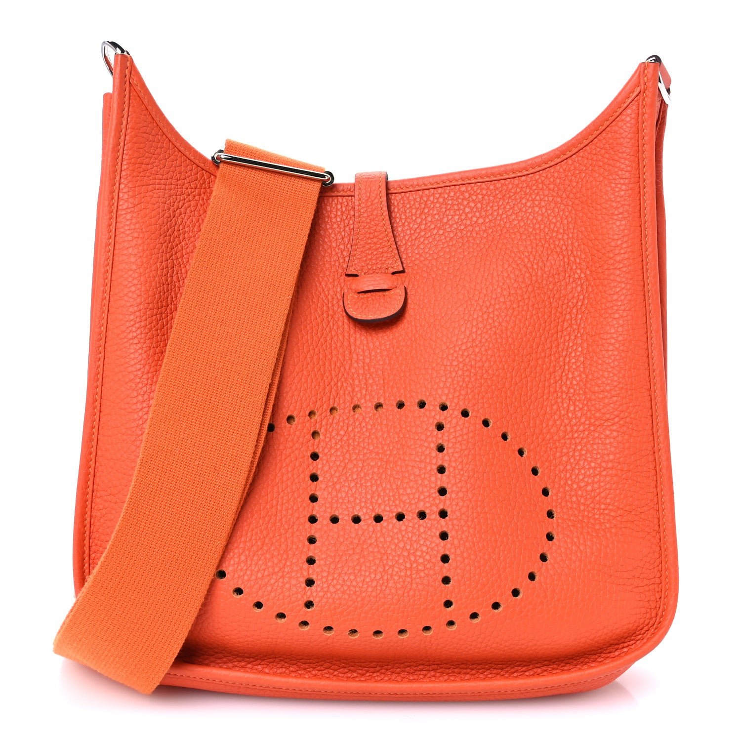 Hermes Taurillon Clemence Evelyne III Feu