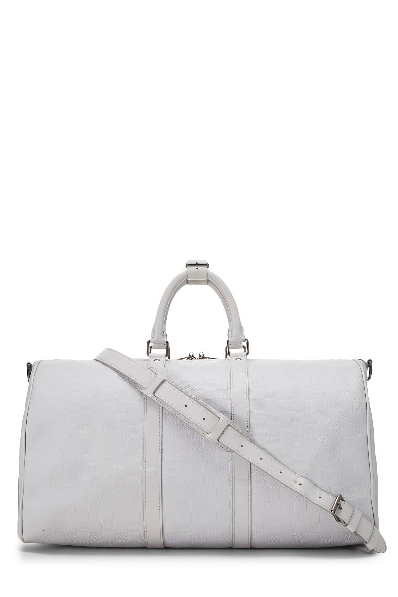 Grey Damier Infini Keepall Bandouliere 45