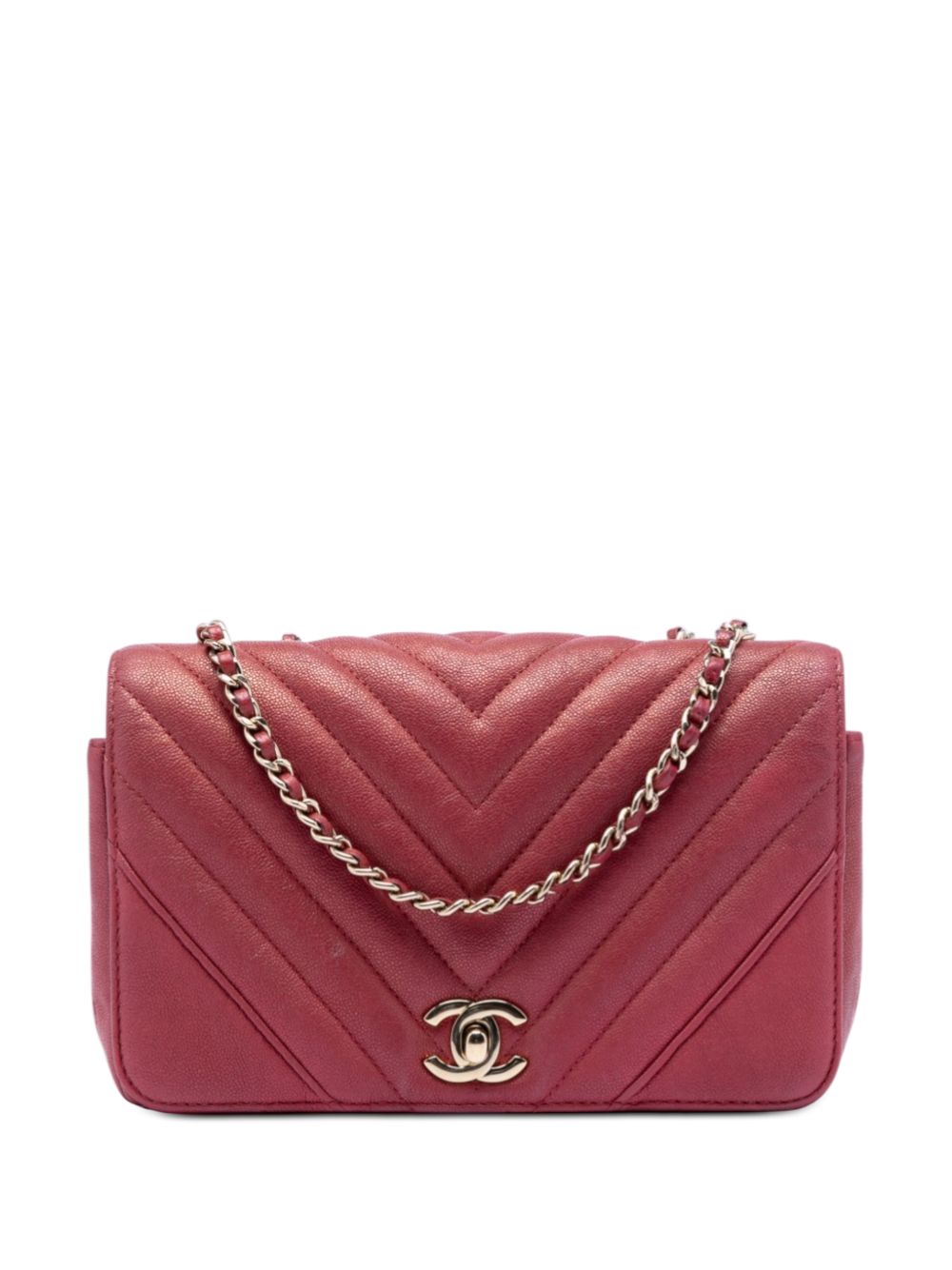 2019 Small Chevron Caviar Statement Flap shoulder bag