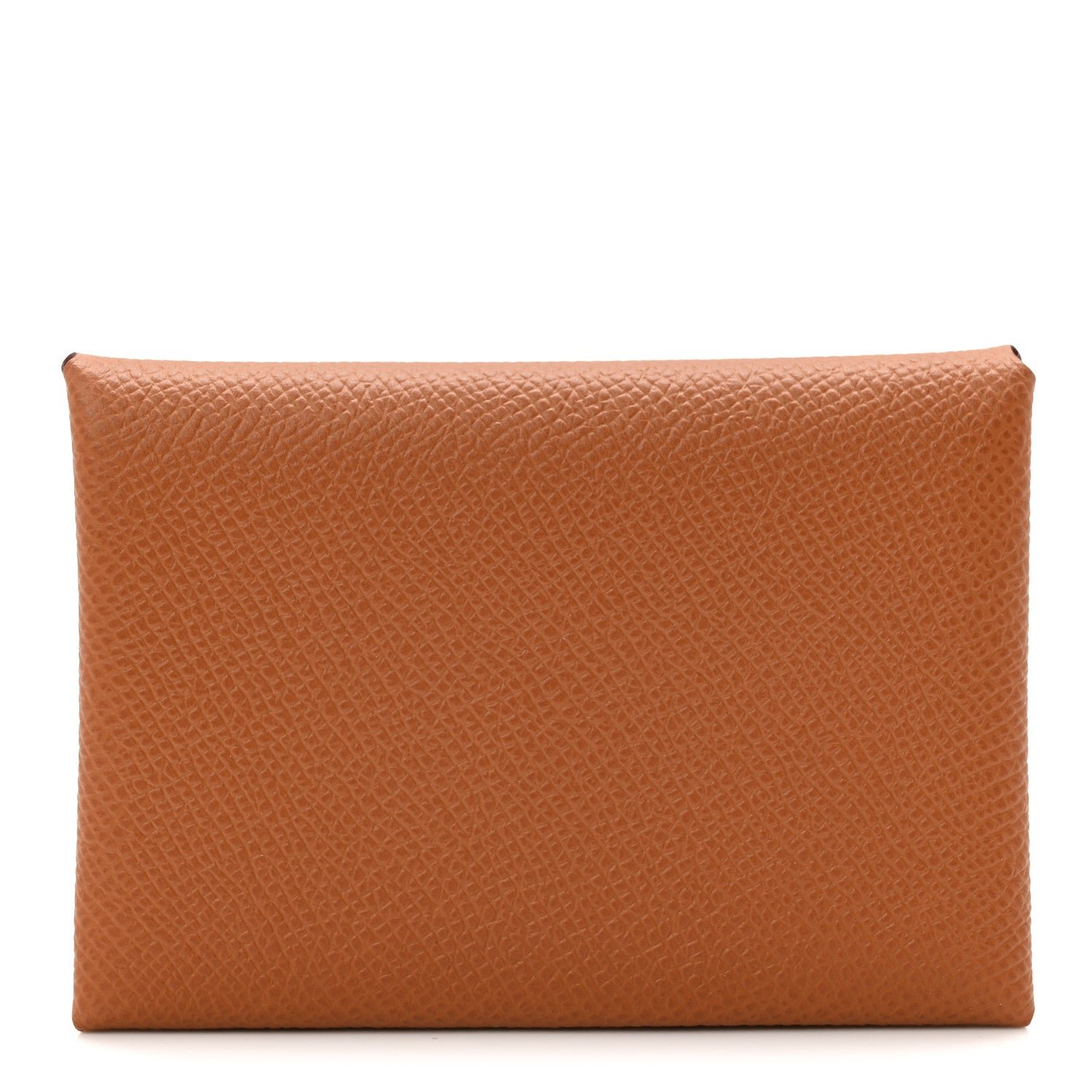 Hermes Epsom Calvi Duo Card Case Gold